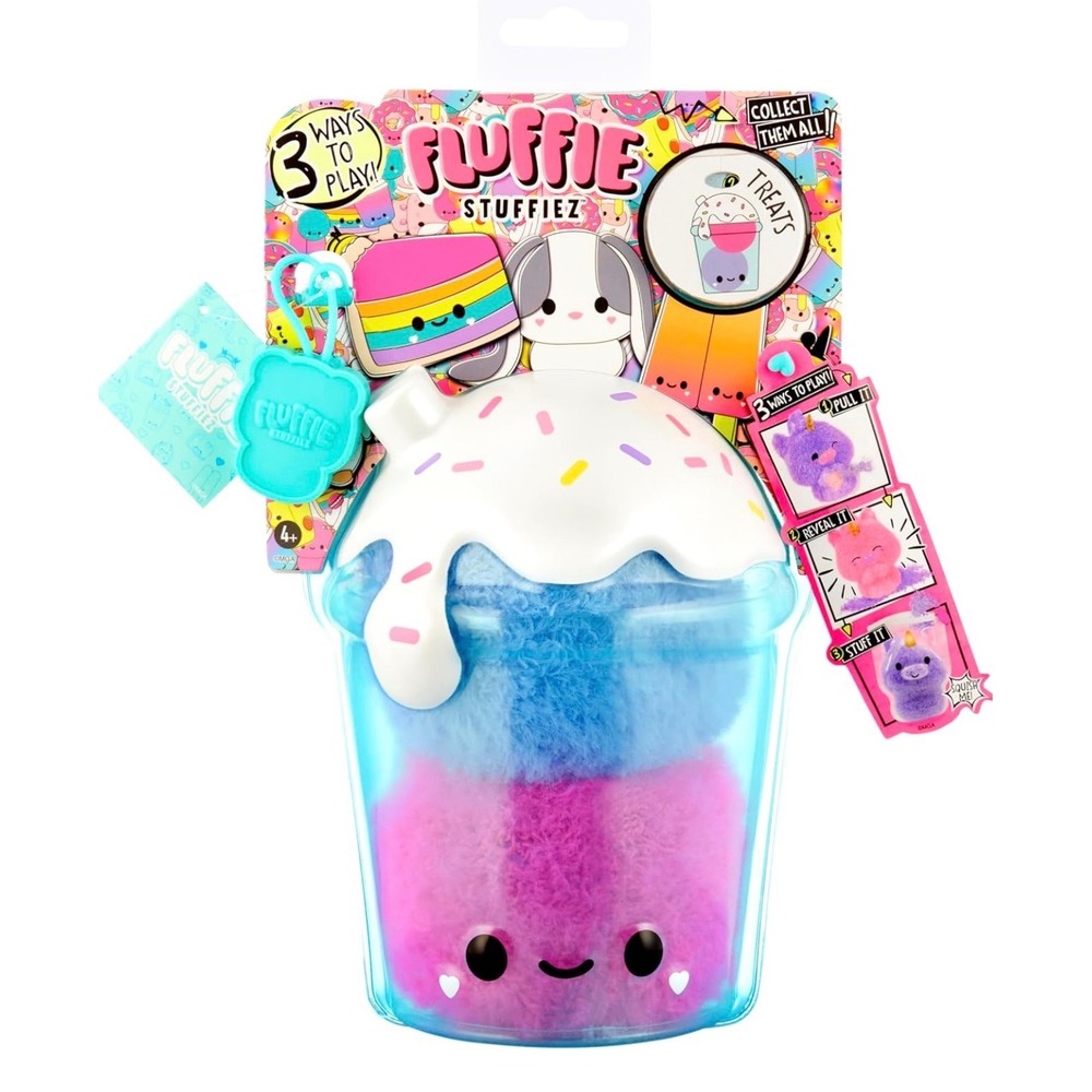 Fluffie Stuffiez Boba Drink Small Collectible Feature Plush
